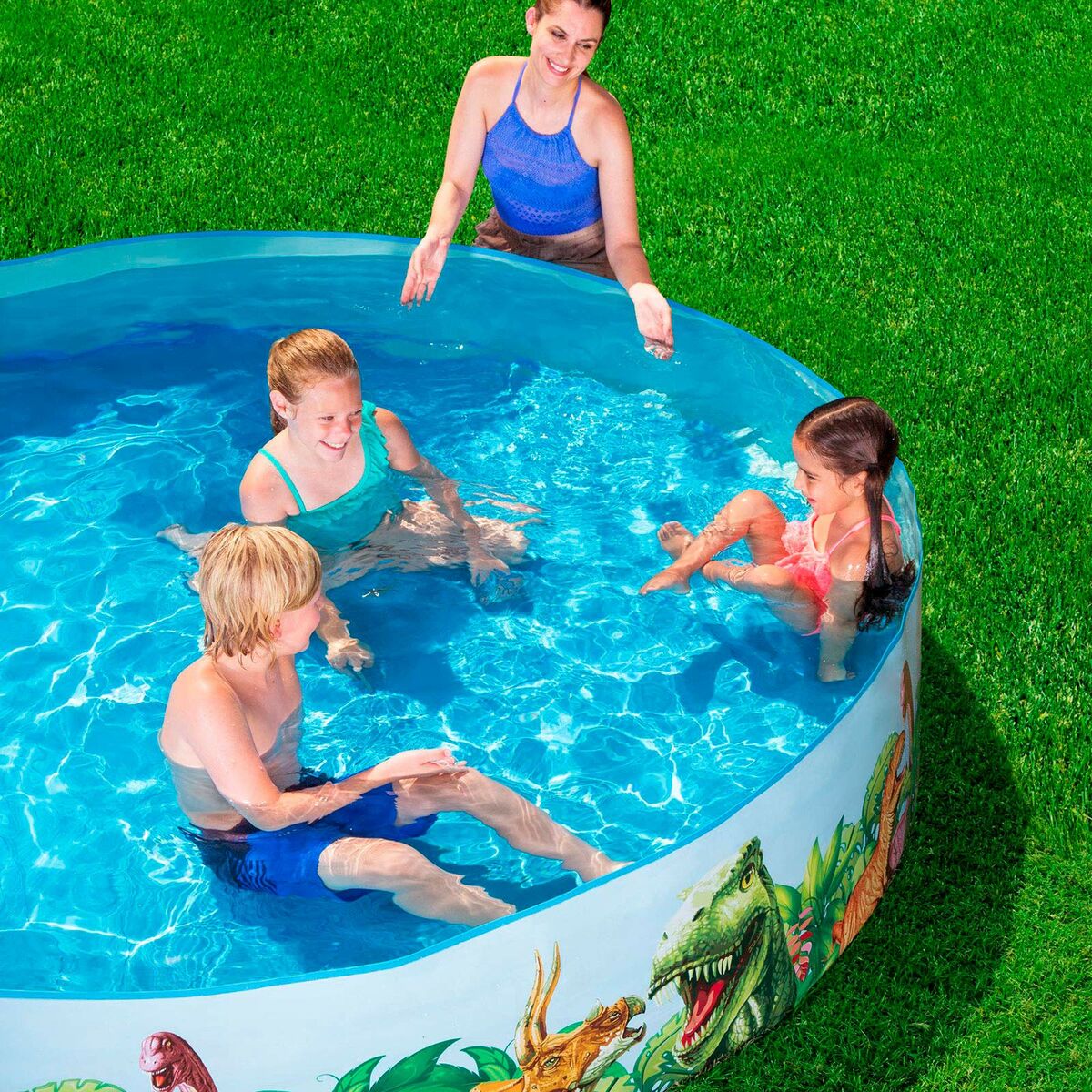 Bestway Täispuhutav Lastebassein Bestway Dinosaurused 244 X 46 Cm