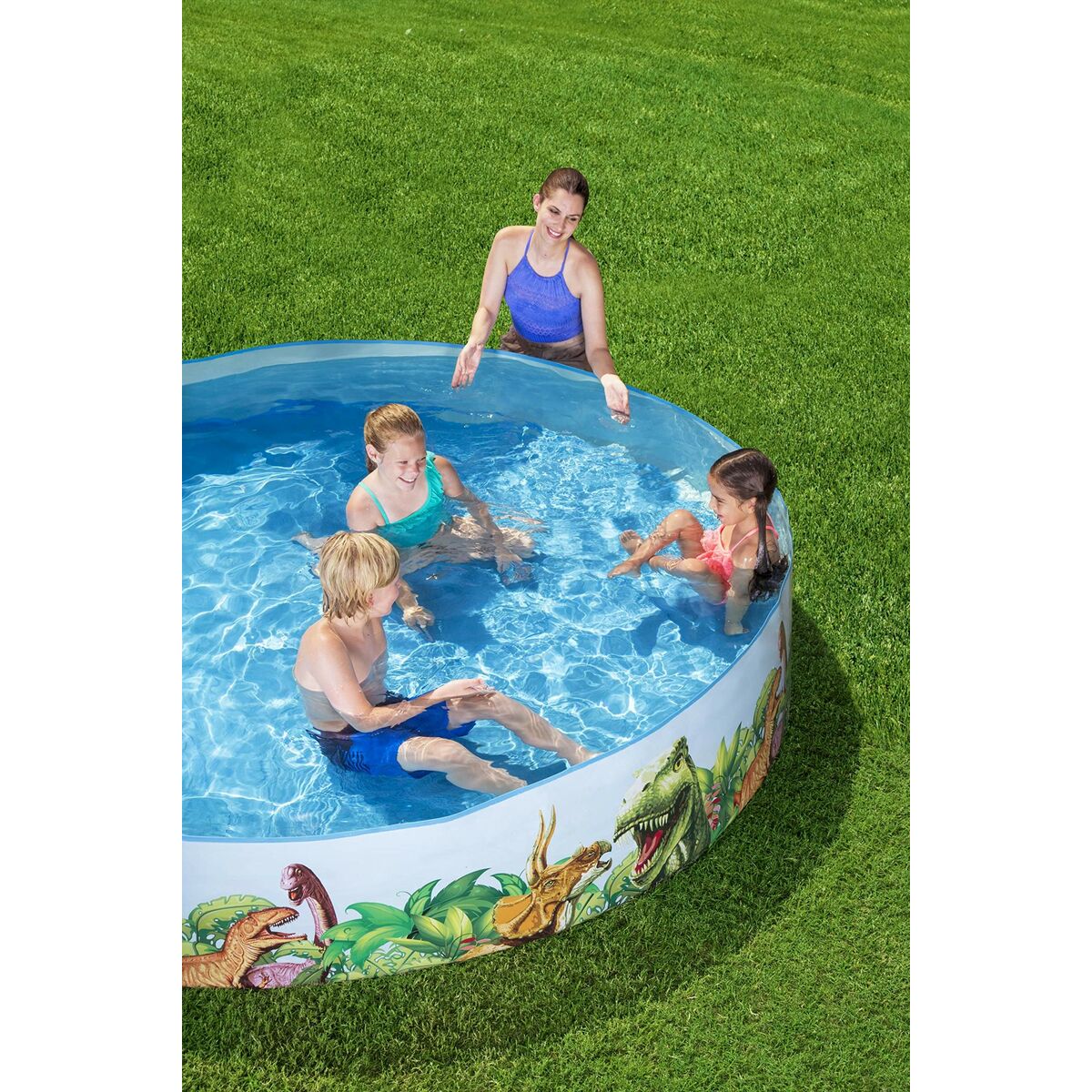 Bestway Täispuhutav Lastebassein Bestway Dinosaurused 244 X 46 Cm