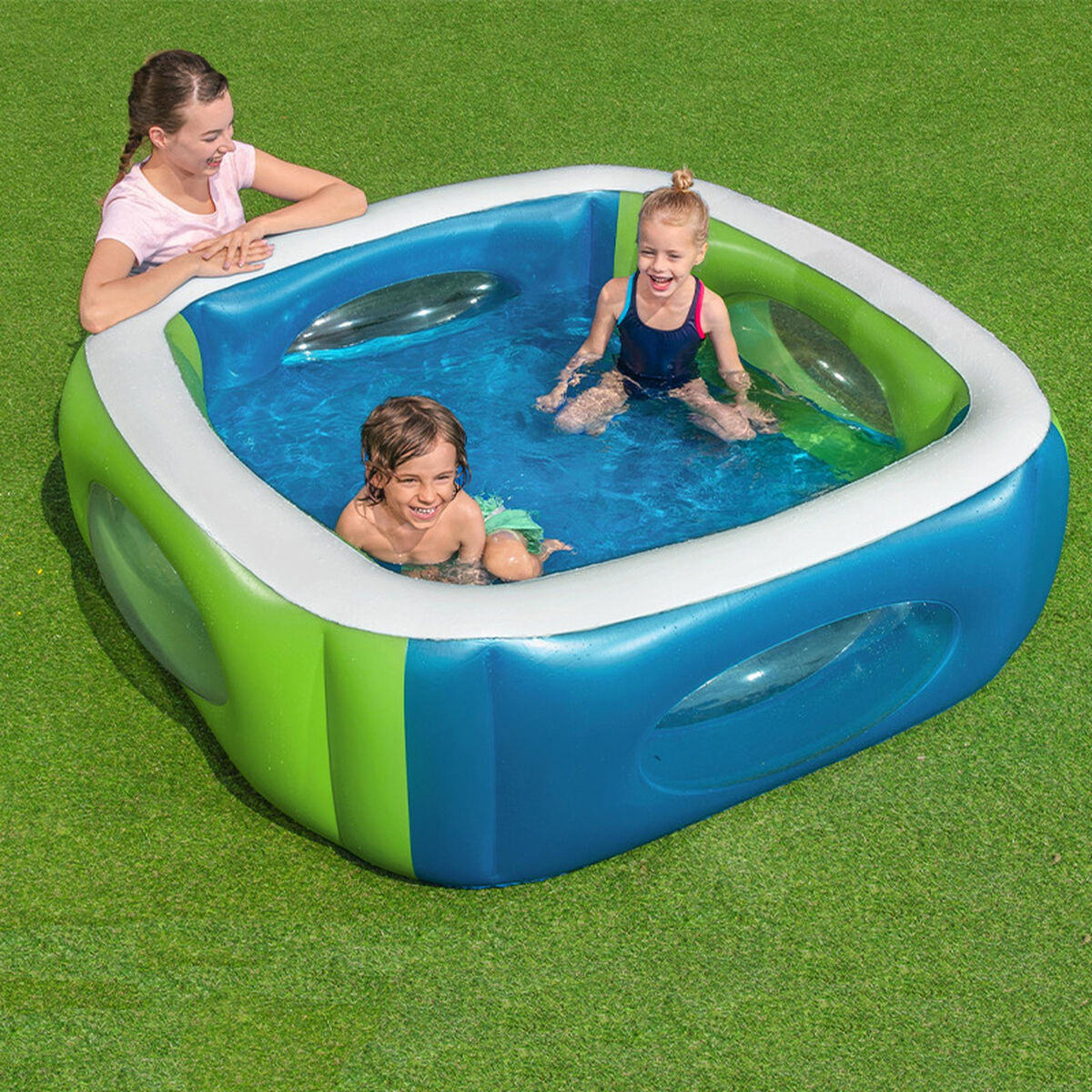 Bestway Täispuhutav Lastebassein Bestway 168 X 168 X 56 Cm