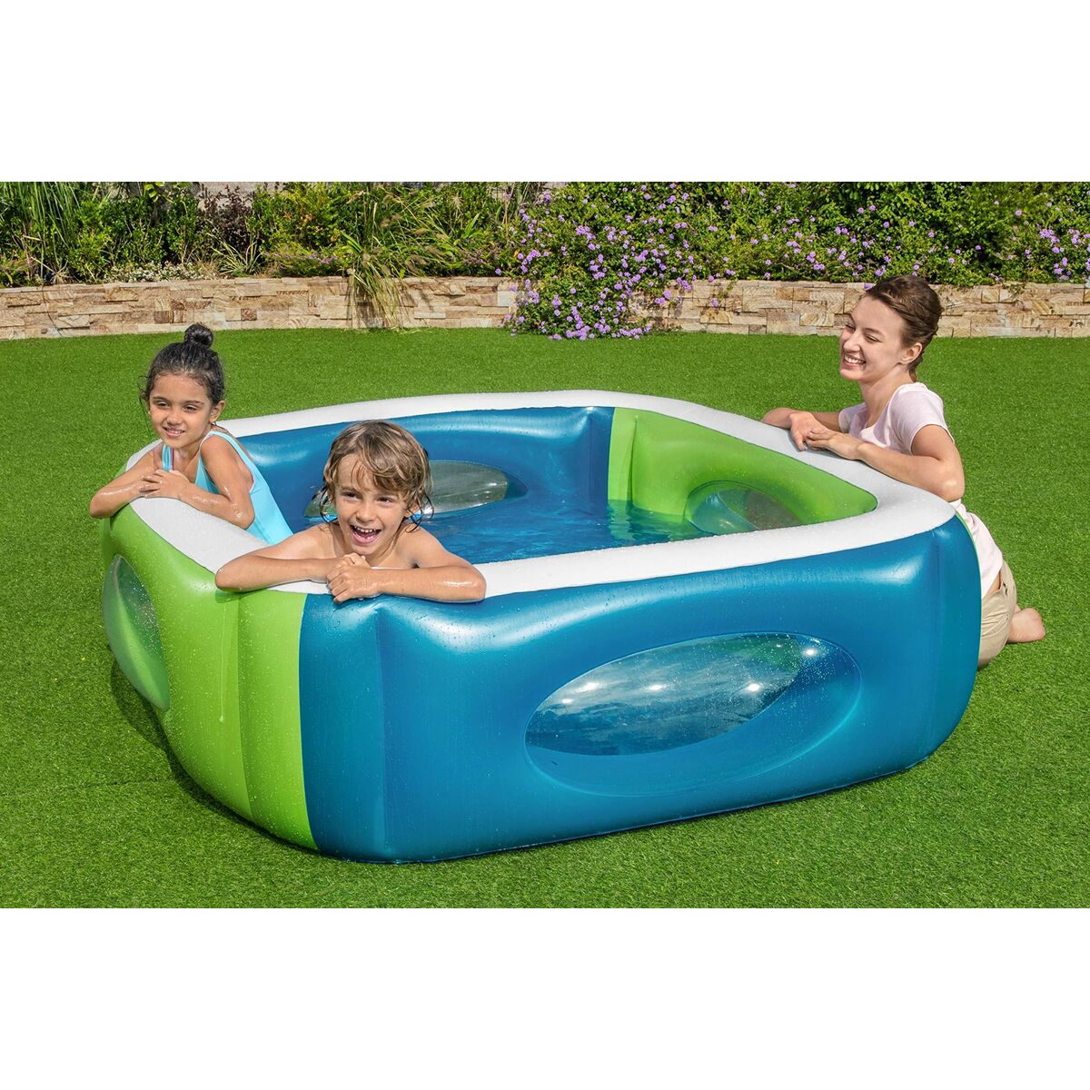 Bestway Täispuhutav Lastebassein Bestway 168 X 168 X 56 Cm