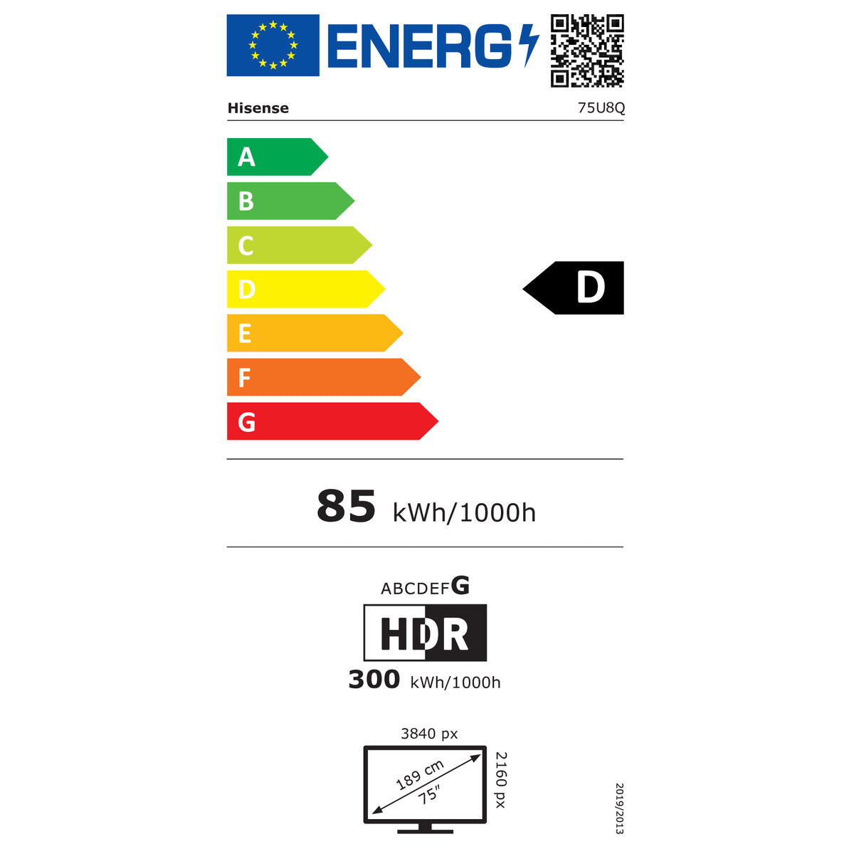 Hisense Smart Tv Hisense 75U8Q 75" 4K Ultra Hd Led Hdr