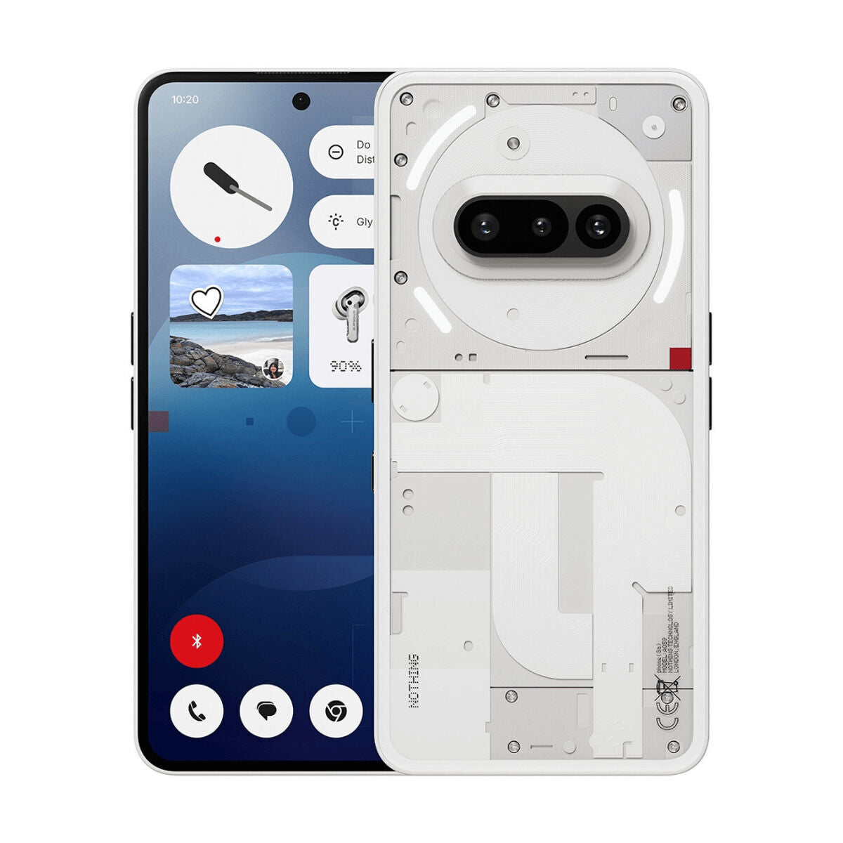 Nothing Nutitelefonid Nothing Phone(3A) 6,77" 8 Gb Ram 128 Gb Valge