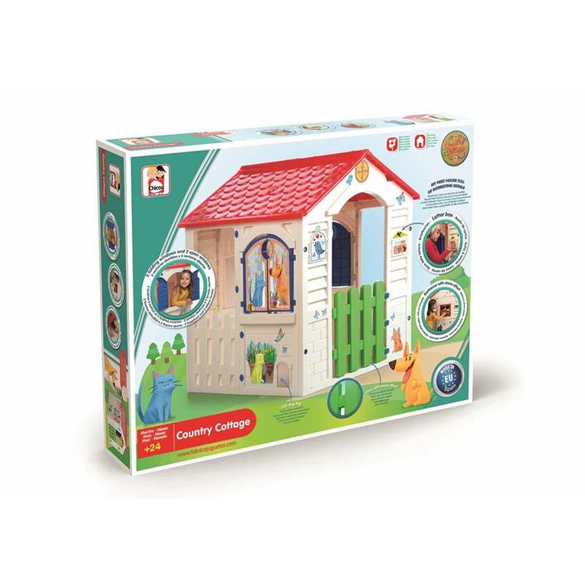 Chicos Laste Mängumaja Chicos Country Cottage 84 X 103 X 104 Cm