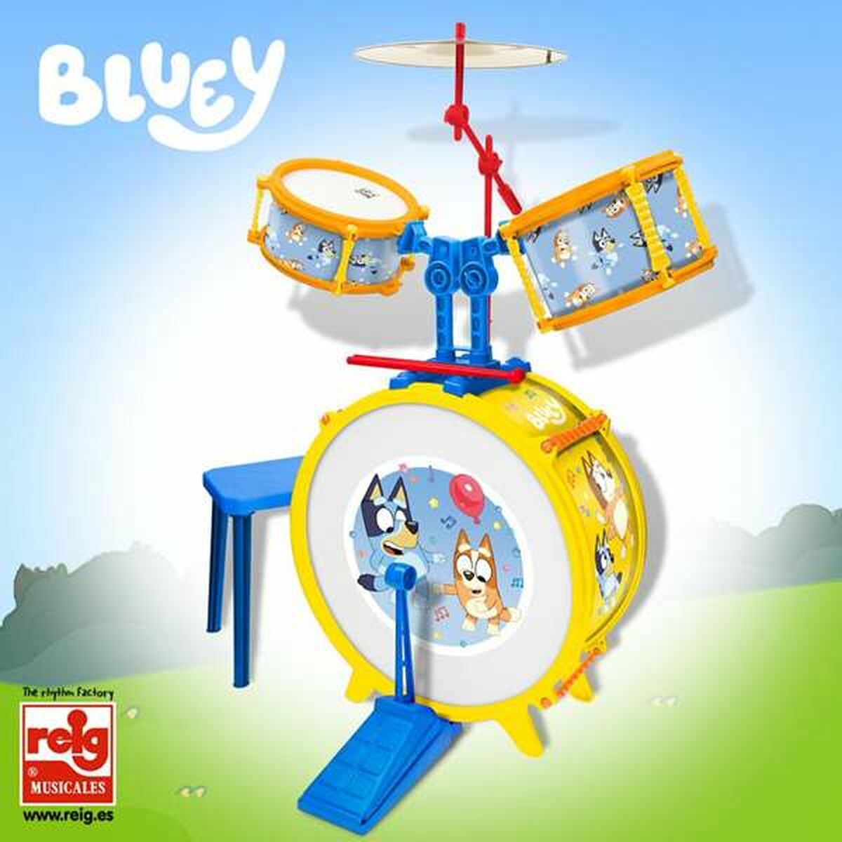 Bluey Trummid Bluey Laste 55 X 36 X 38 Cm