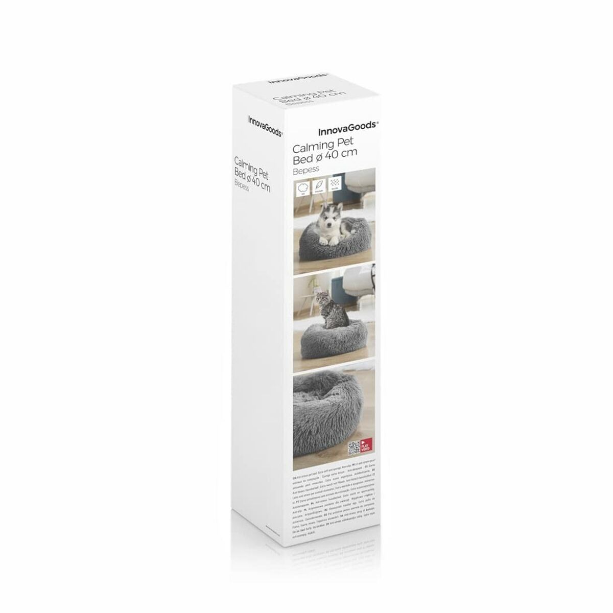 Innovagoods Stressivastane Lemmiklooma Voodi Bepess Innovagoods Ø 60 Cm