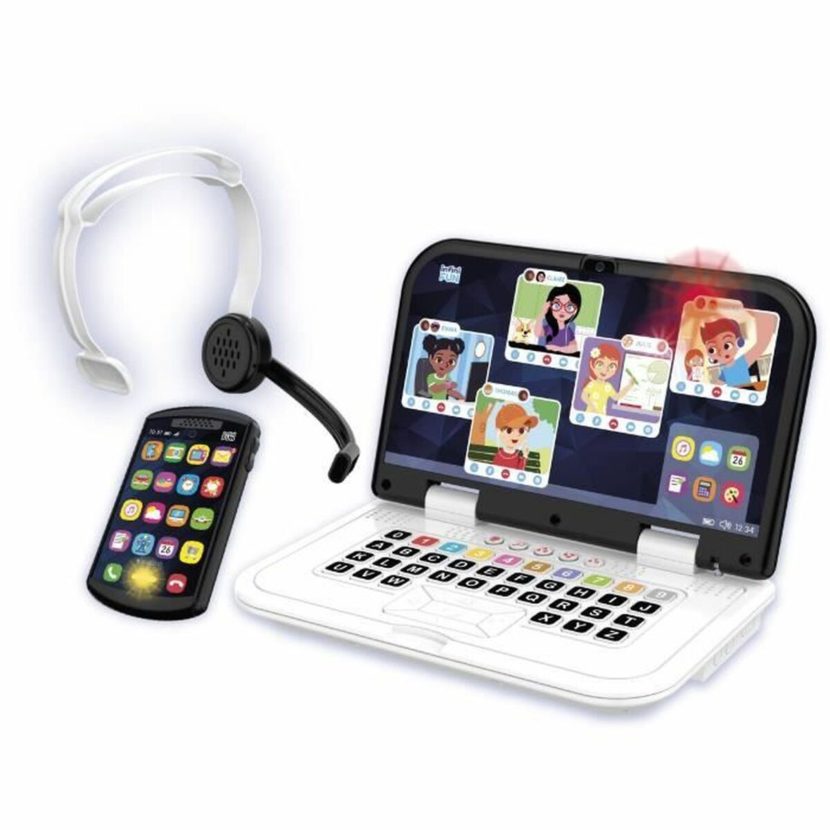 Bigbuy Home Komplekt My First Telework Kit 3 Tükid, Osad