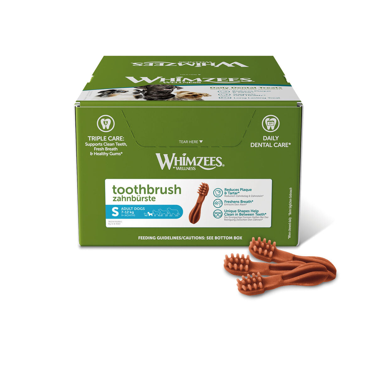 Whimzees Märgtoit Whimzees Toothbrush 150 Ühikut