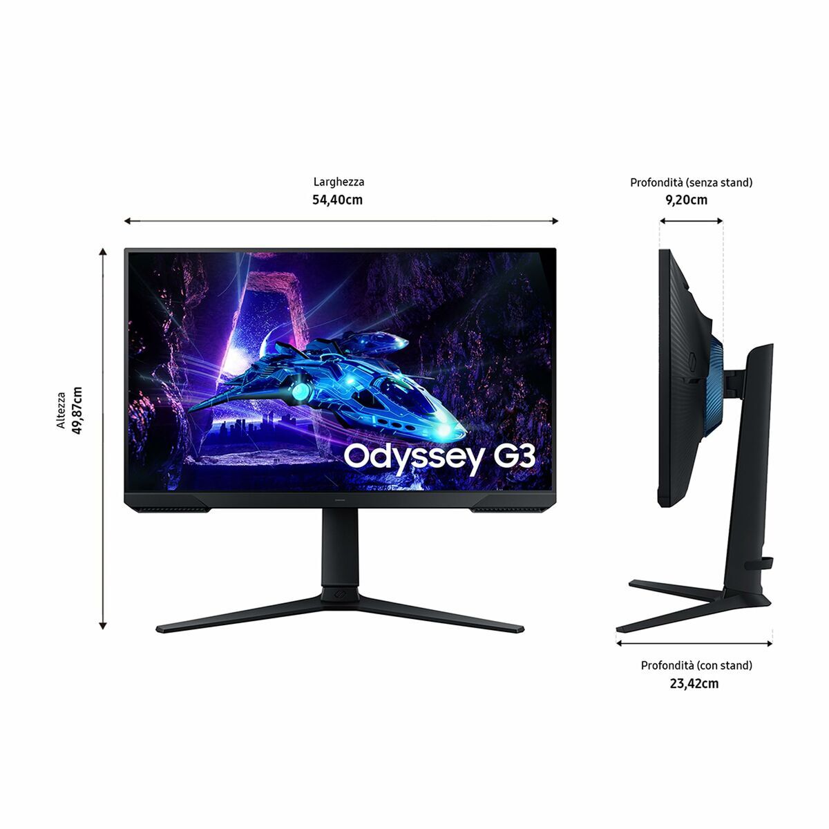 Samsung Monitor Samsung Ls24Dg302Euxen 24" Full Hd