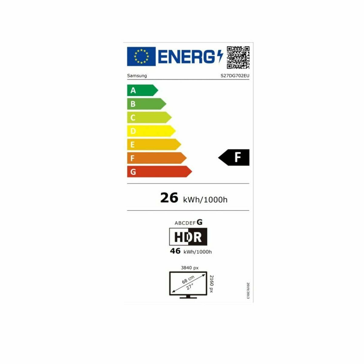 Samsung Mänguekraan Samsung S27Dg702Eu 27" 4K Ultra Hd
