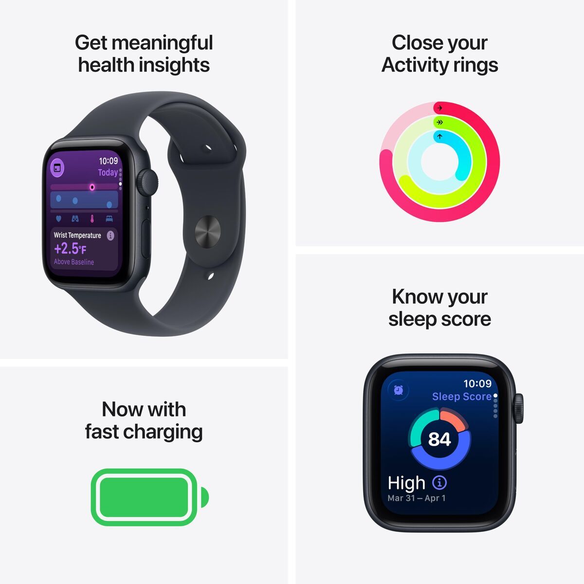 Apple Nutikell Apple Apple Watch Se 3 Gps 40Mm Must 1,57" 40 Mm