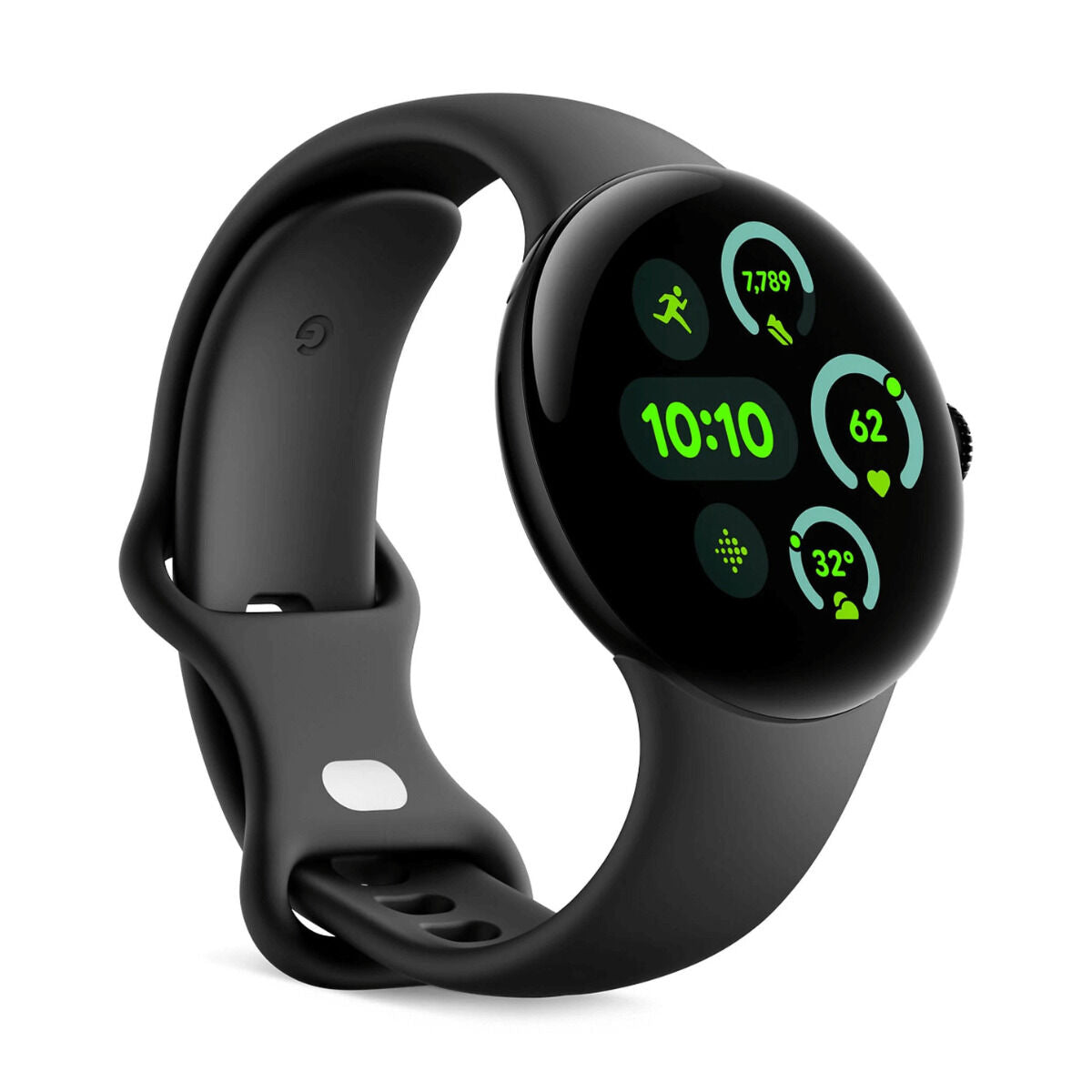 Google Nutikell Google Pixel Watch 3 45Mm Lte Must 1,4" 45 Mm