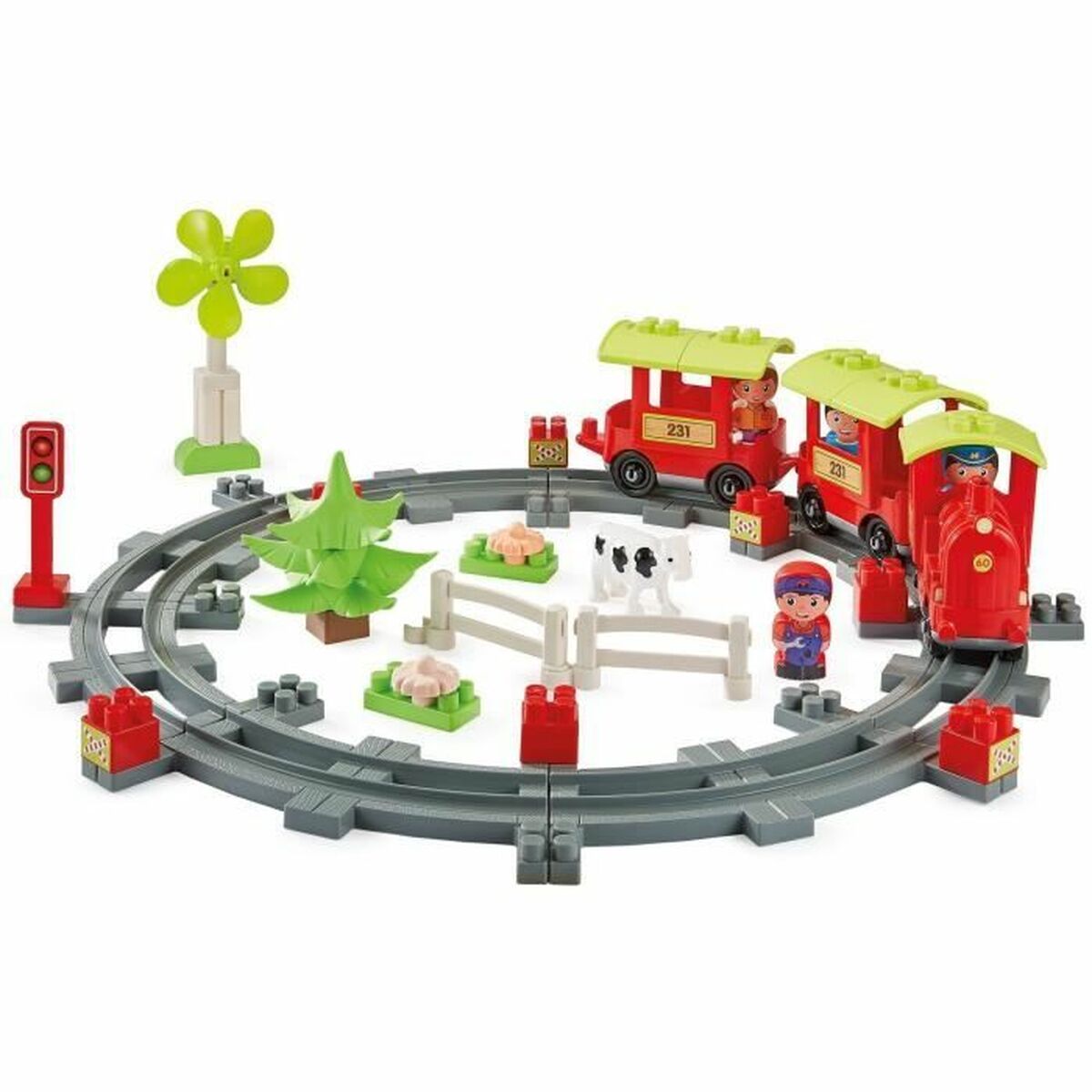 Ecoiffier Konstruktsioon Komplekt Ecoiffier Train De Campagne