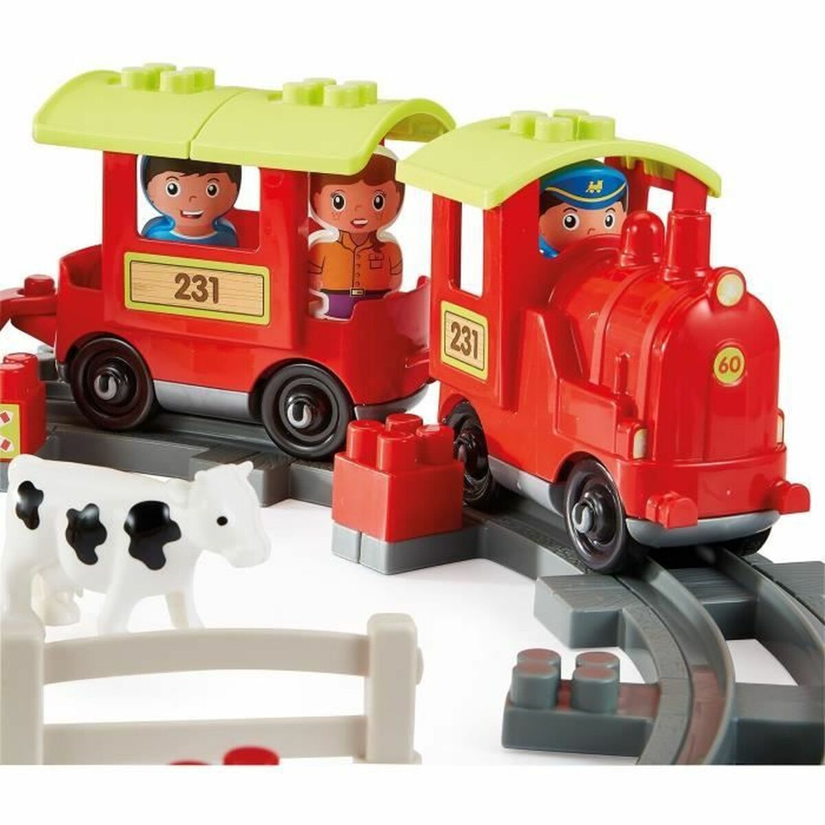 Ecoiffier Konstruktsioon Komplekt Ecoiffier Train De Campagne