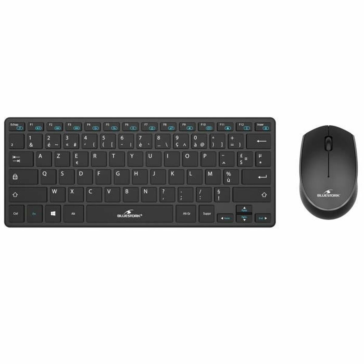 Bluestork Klaviatuur Ja Hiir Bluestork Sans Fil Ultra Compact Must