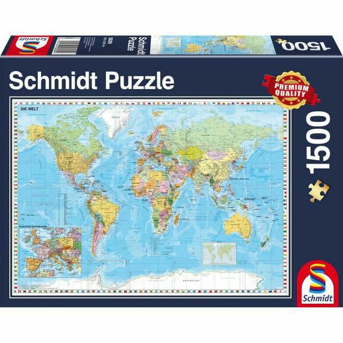 Schmidt Spiele Pusle Schmidt Spiele Iceland: Kirkjuffellsfoss  1500 Tükid, Osad