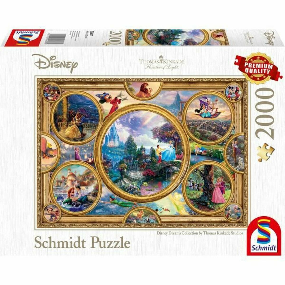 Schmidt Spiele Pusle Schmidt Spiele Disney Dreams Collection 2000 Tükid, Osad