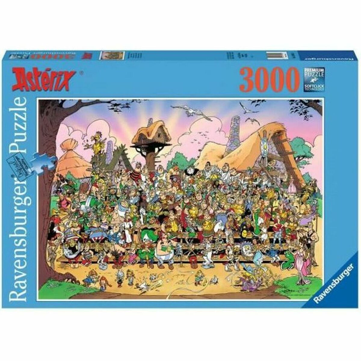 Ravensburger Pusle Ravensburger The Asterix Universe (3000  Tükid, Osad)