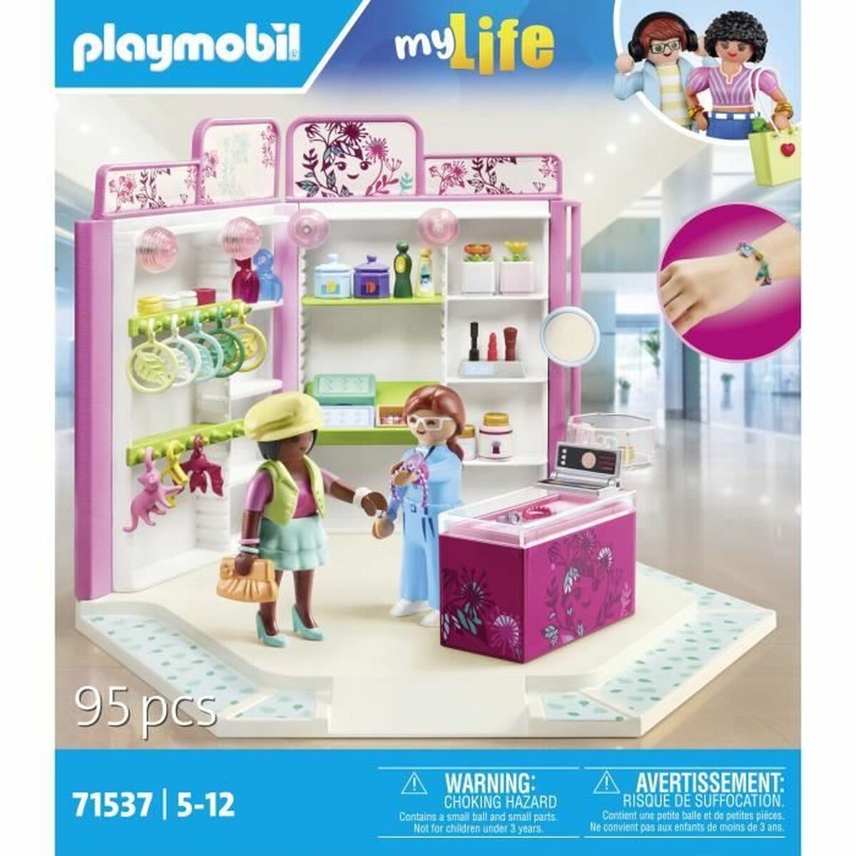 Playmobil Playset Playmobil My Life 71537 Accessories Shop 95 Tükid, Osad