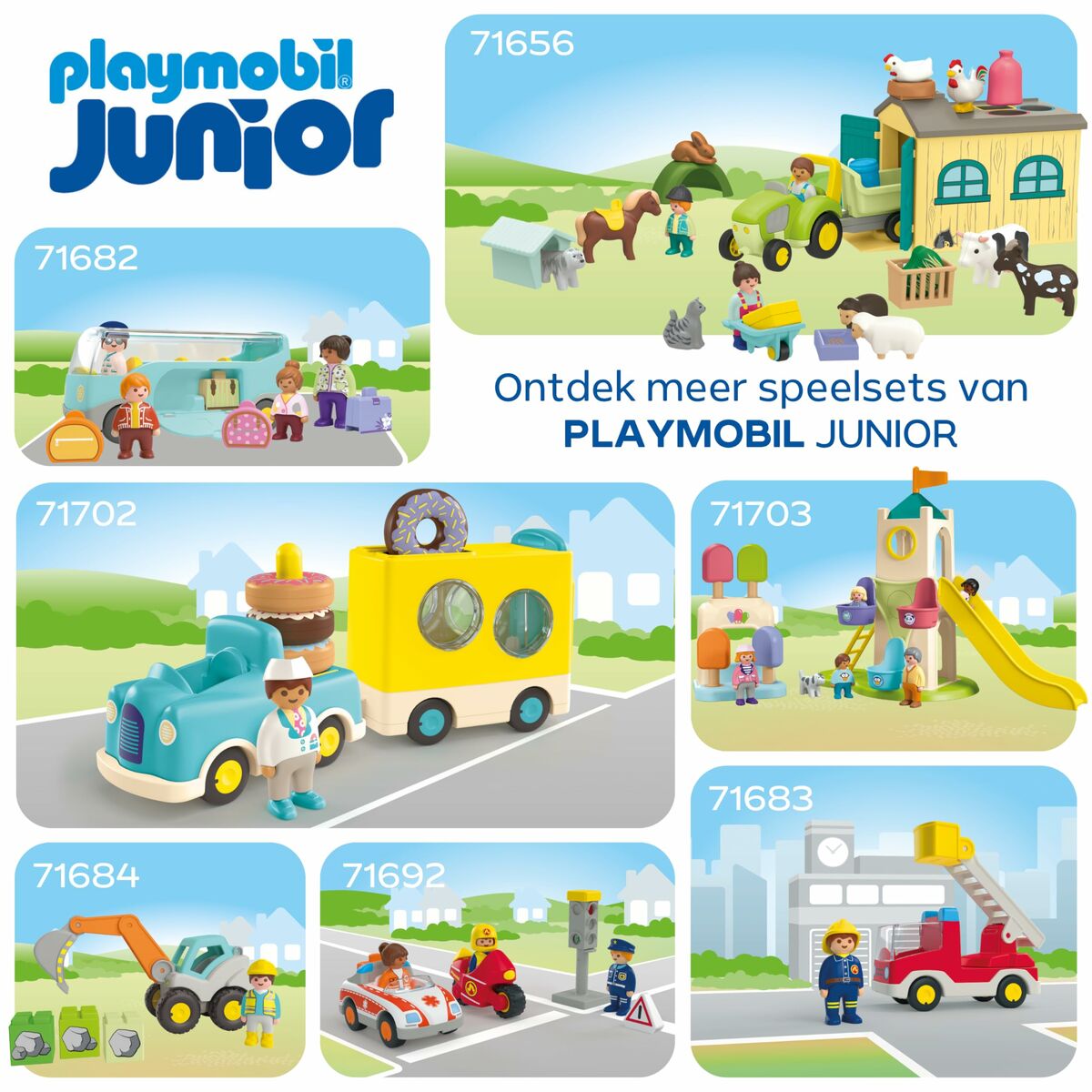 Playmobil Playset Playmobil Junior 71774 5 Tükid