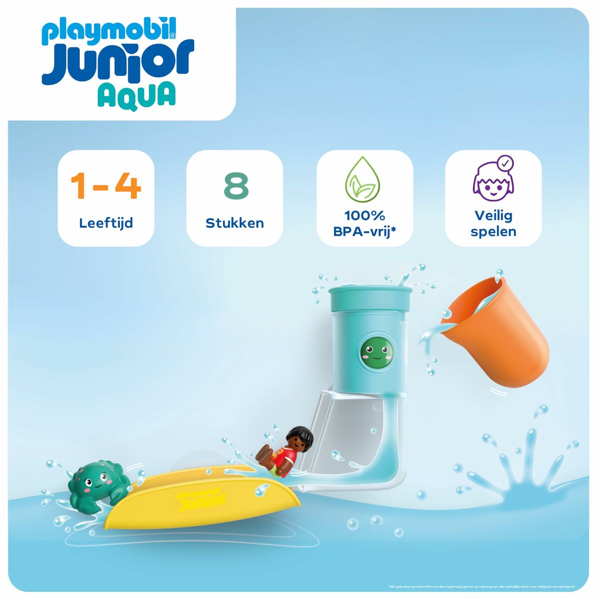 Playmobil Playset Playmobil Junior Water 71775 8 Tükid, Osad