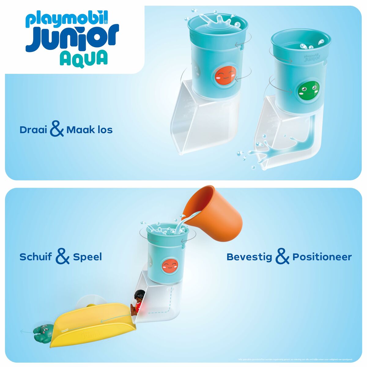 Playmobil Playset Playmobil Junior Water 71775 8 Tükid, Osad