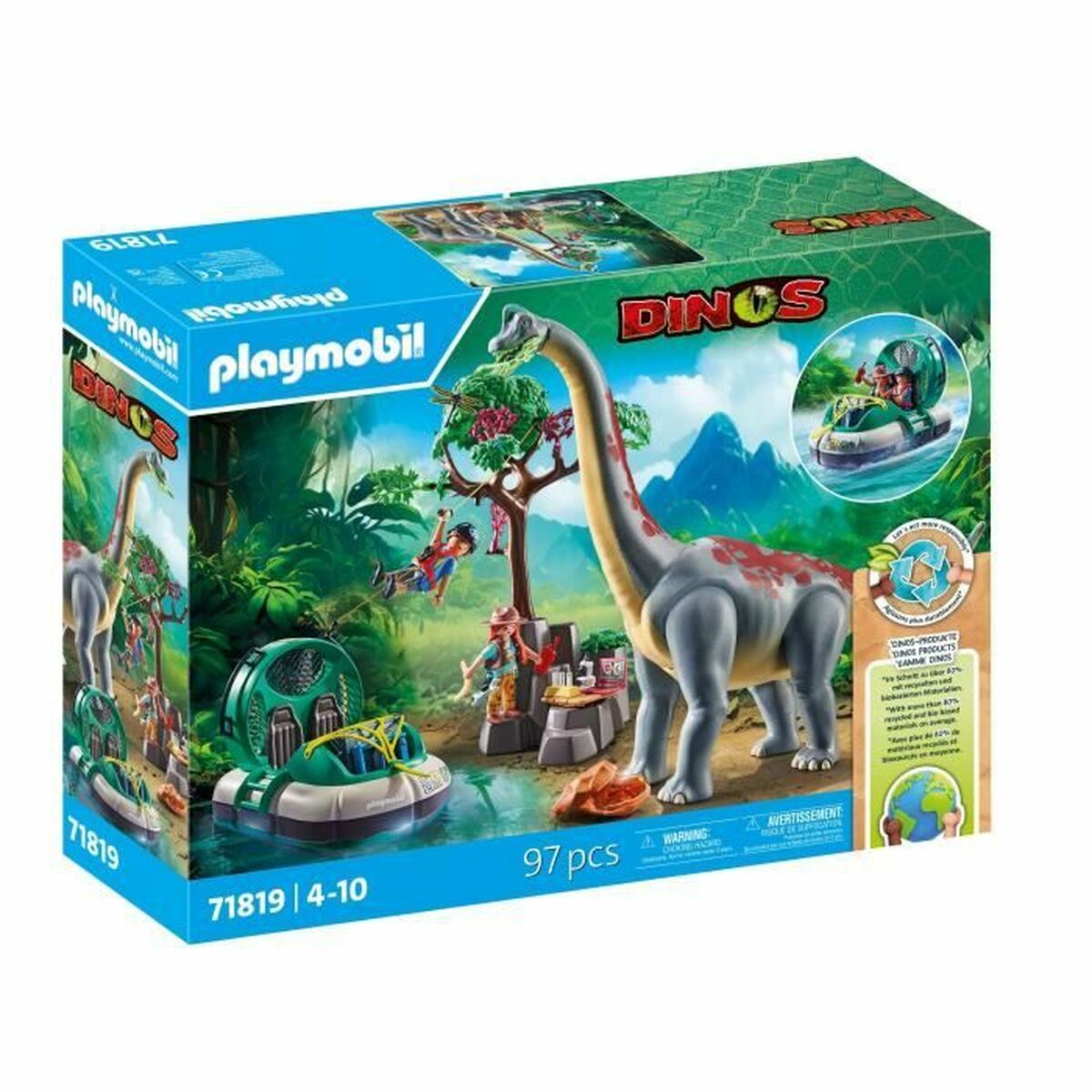 Playmobil Playset Playmobil 71819 97 Tükid, Osad