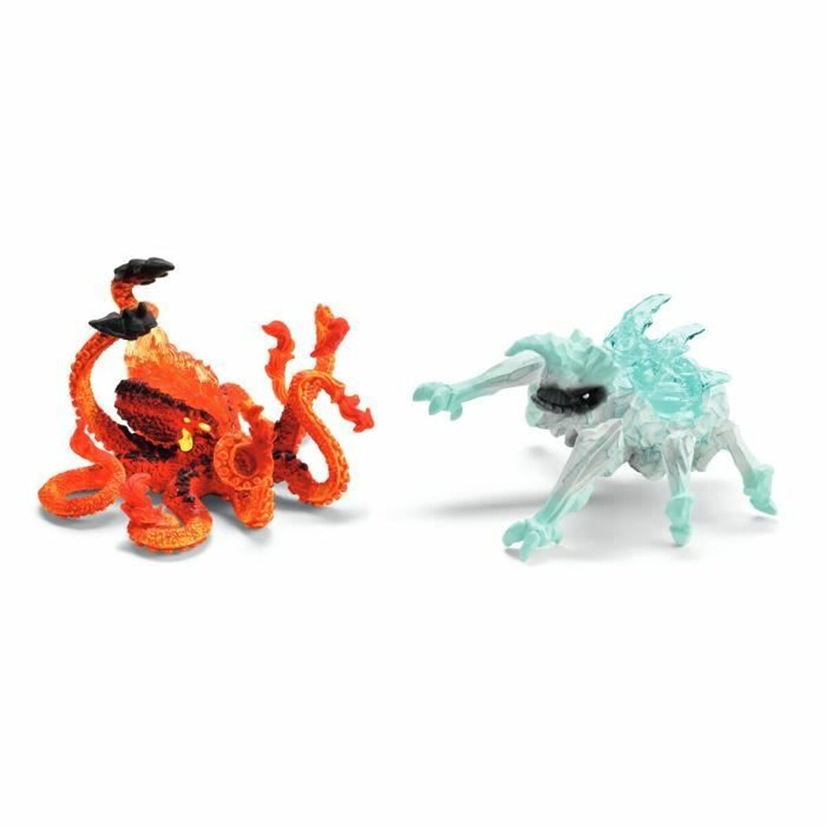 Schleich Nukumaja Aksessuaarid Schleich Lava Octopus Vs Ice Bug Duo