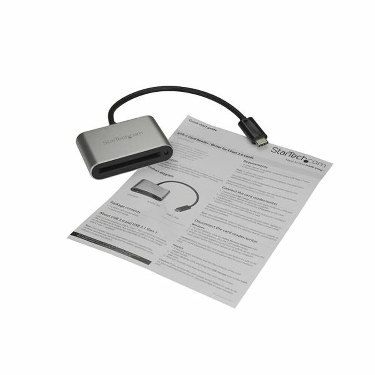Startech Kaardilugeja Startech Cfastrwu3C           Hõbe