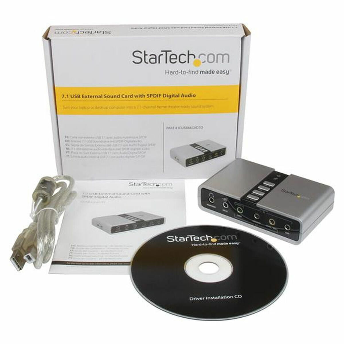 Startech Helikaart Startech Icusbaudio7D