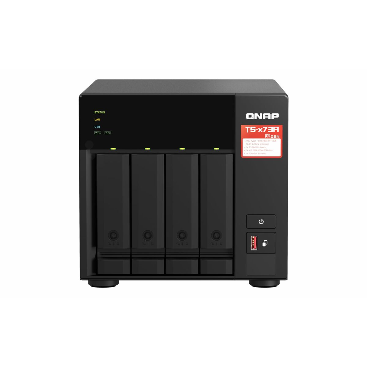 Qnap Nas Võrgusalvesti Qnap Ts-473A-Sw5T Must