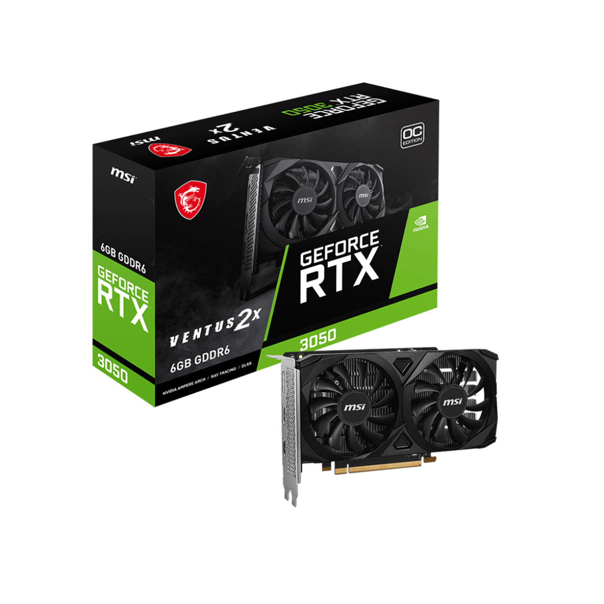 Msi Graafikakaart Msi Nvidia Geforce Rtx 3050 6 Gb Gddr6