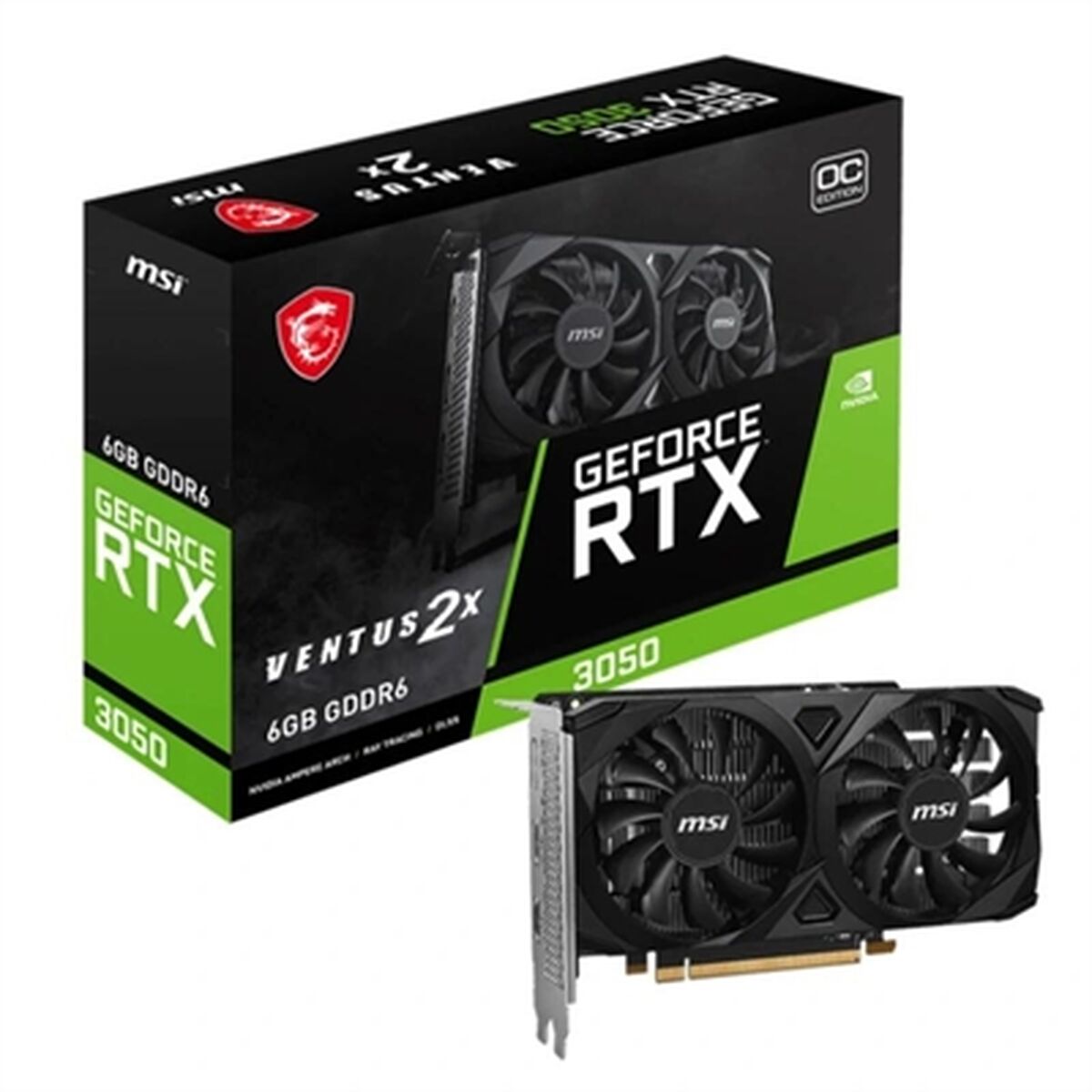 Msi Graafikakaart Msi Nvidia Geforce Rtx 3050 6 Gb Gddr6