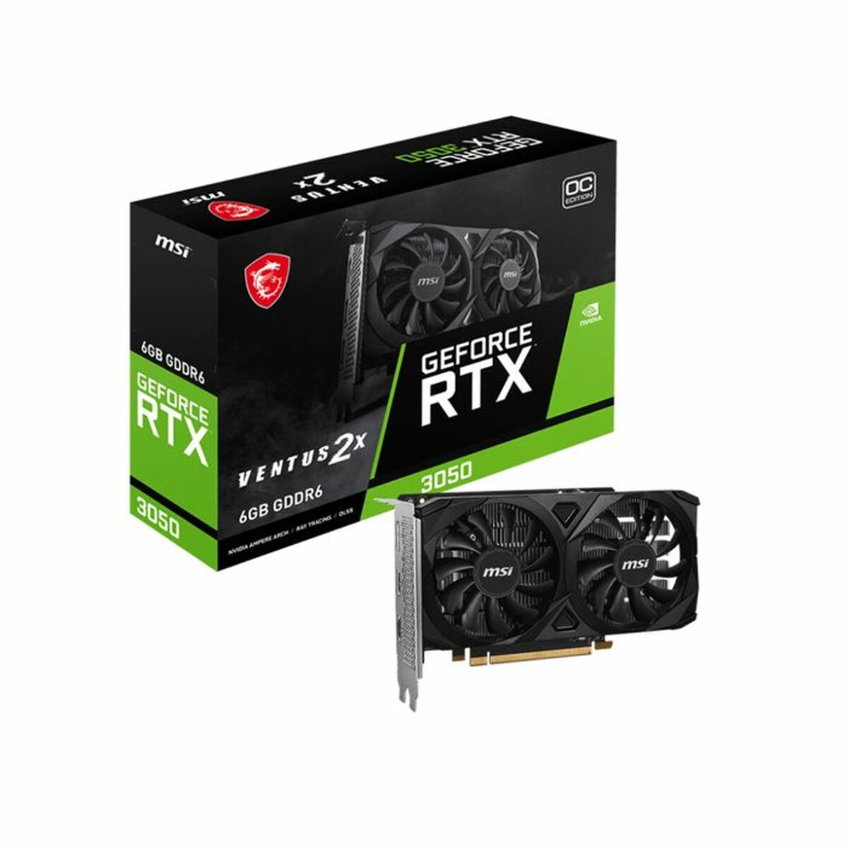 Msi Graafikakaart Msi Nvidia Geforce Rtx 3050 6 Gb Gddr6