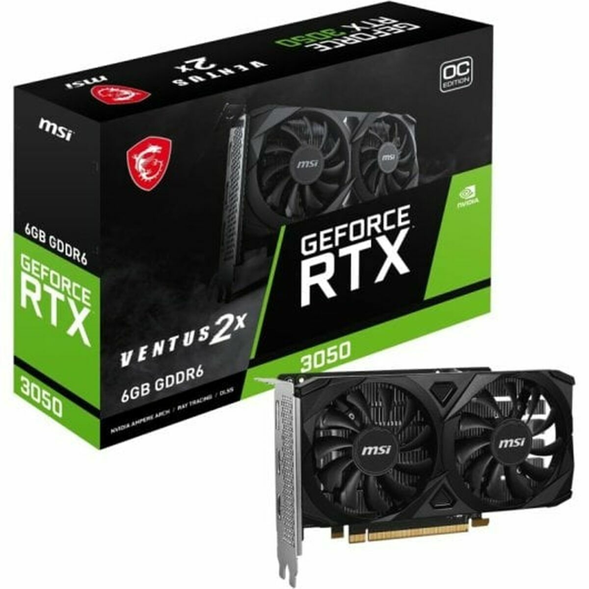 Msi Graafikakaart Msi Nvidia Geforce Rtx 3050 6 Gb Gddr6