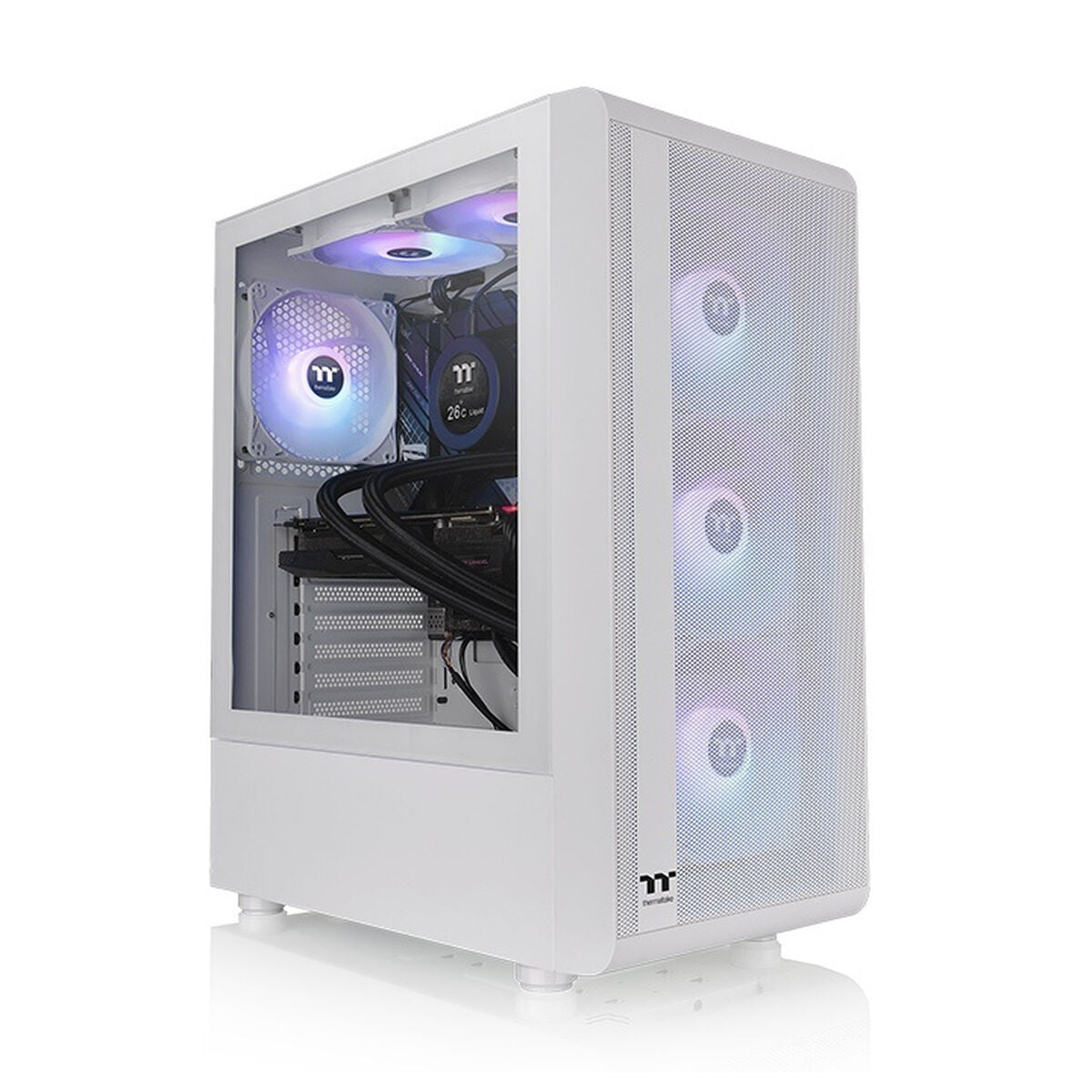 Thermaltake Atx Semi-Tower Korpus Thermaltake S200 Tg Argb Valge