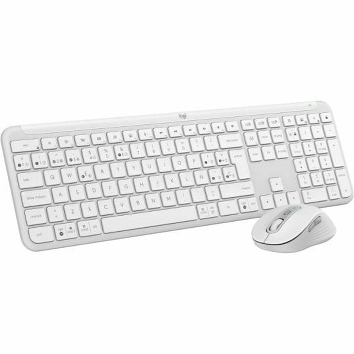 Logitech Klaviatuur Ja Hiir Logitech 920-012596 Valge Hispaania Qwerty