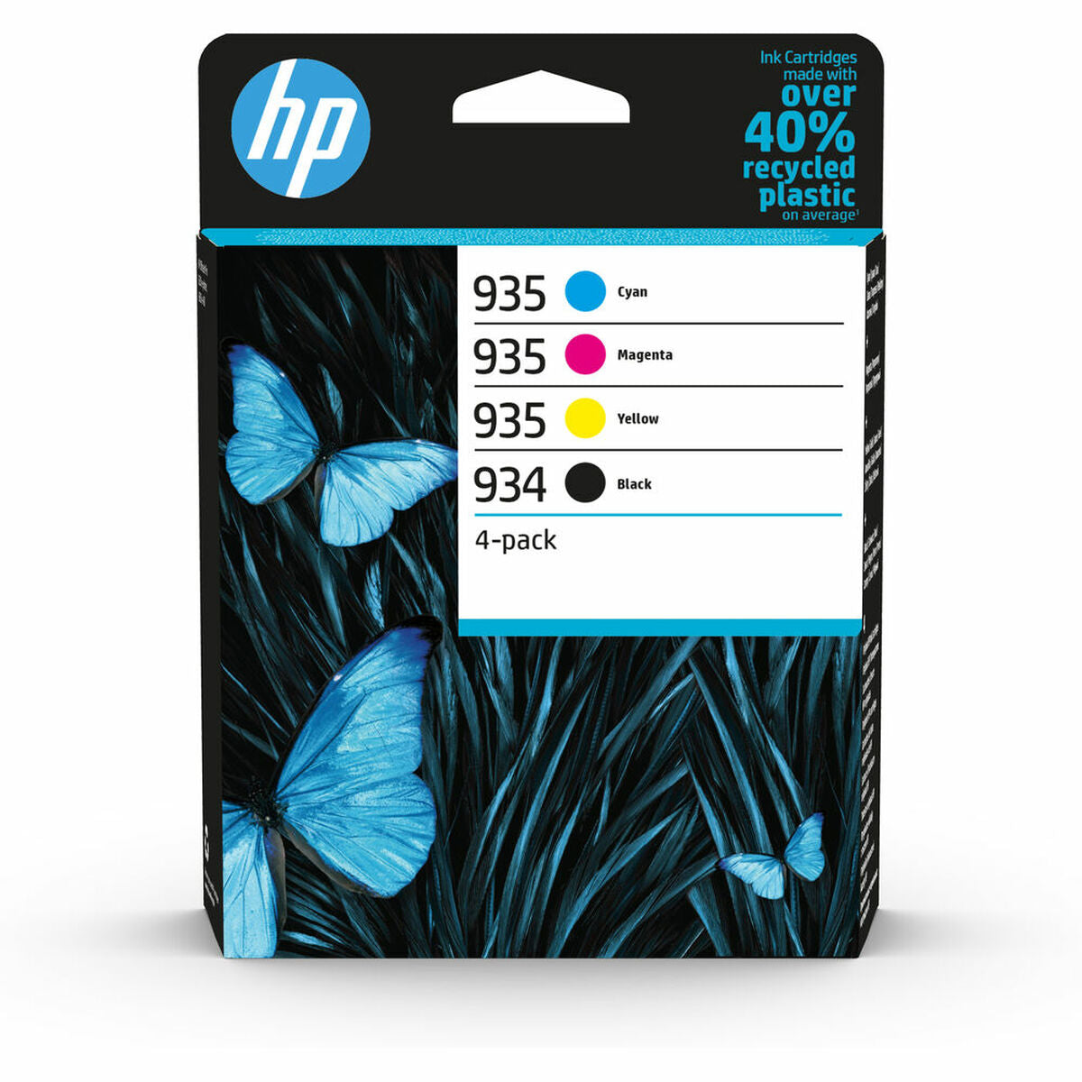 Hp Originaalne Tindikassett Hp 6Zc72Ae Must Kollane Fuksiinpunane Must/Tsüaansinine/Fuksiinpunane/Kollane