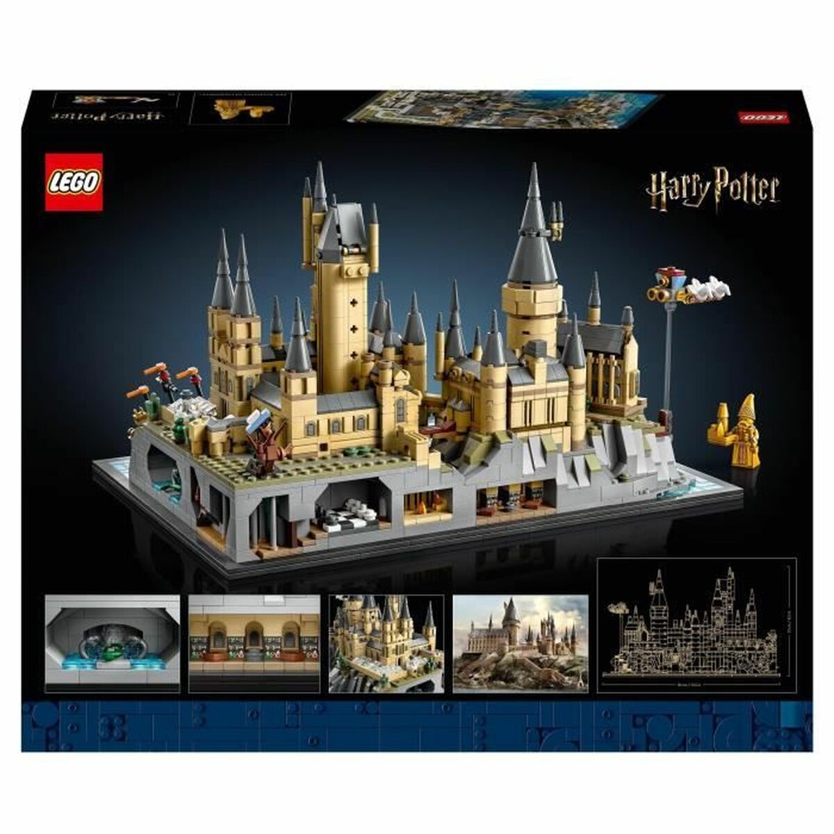 Lego Playset Lego Harry Potter 76419 Hogwarts Castle And Grounds 2660 Tükid, Osad