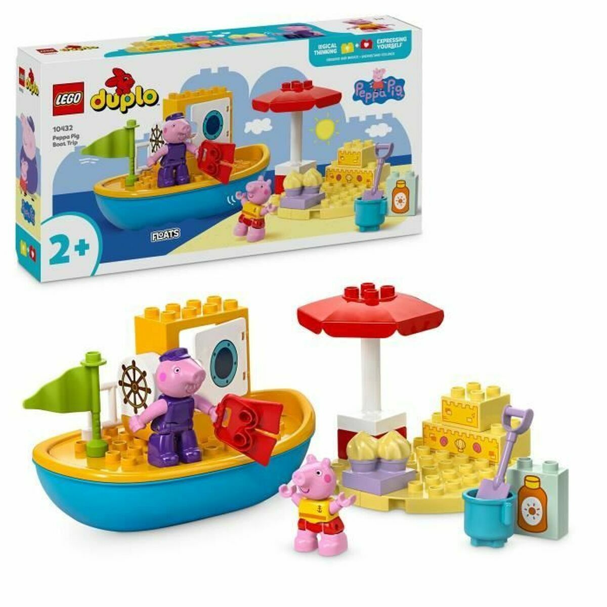 Lego Konstruktsioon Komplekt Lego Peppa Pig's Boat Trip Mitmevärviline