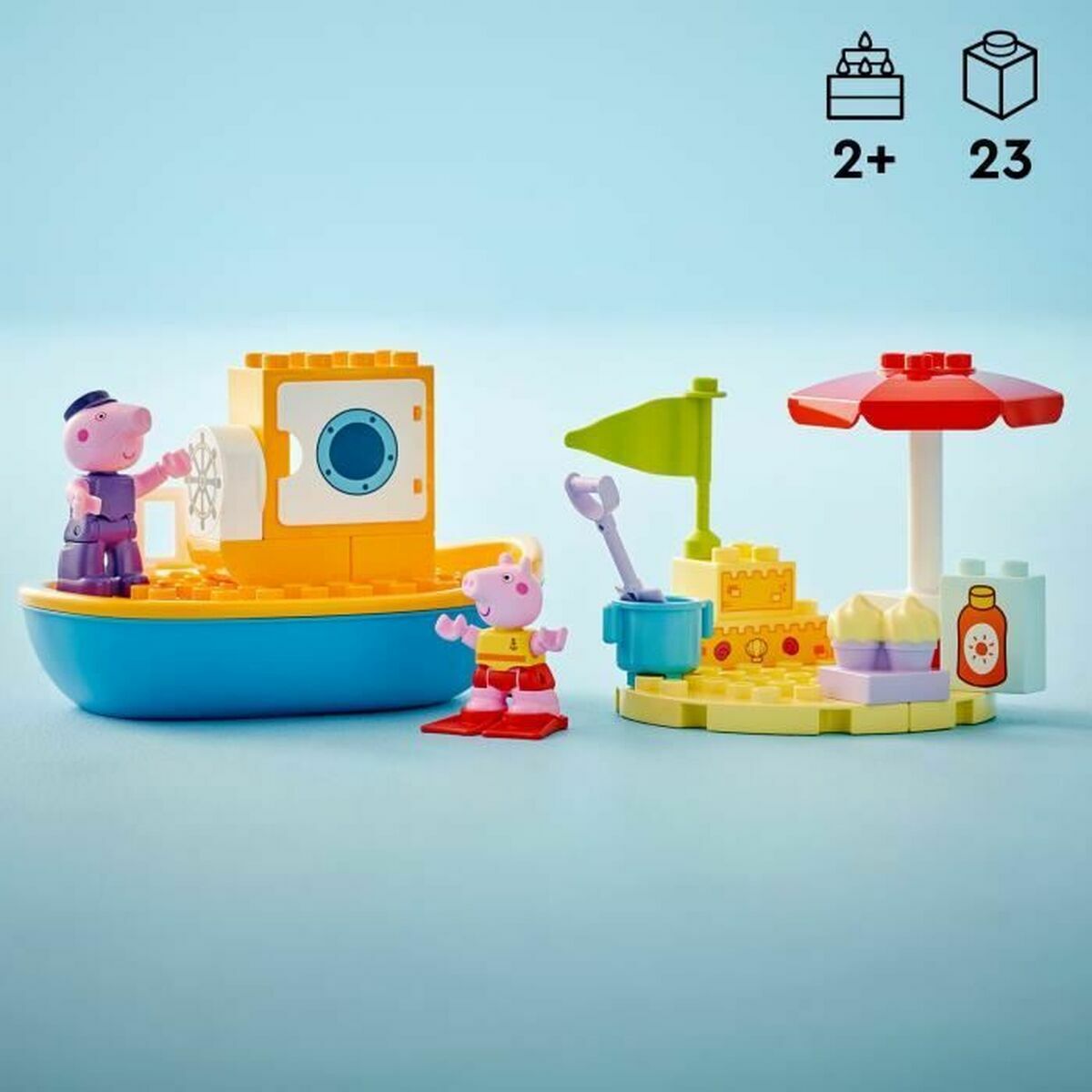 Lego Konstruktsioon Komplekt Lego Peppa Pig's Boat Trip Mitmevärviline