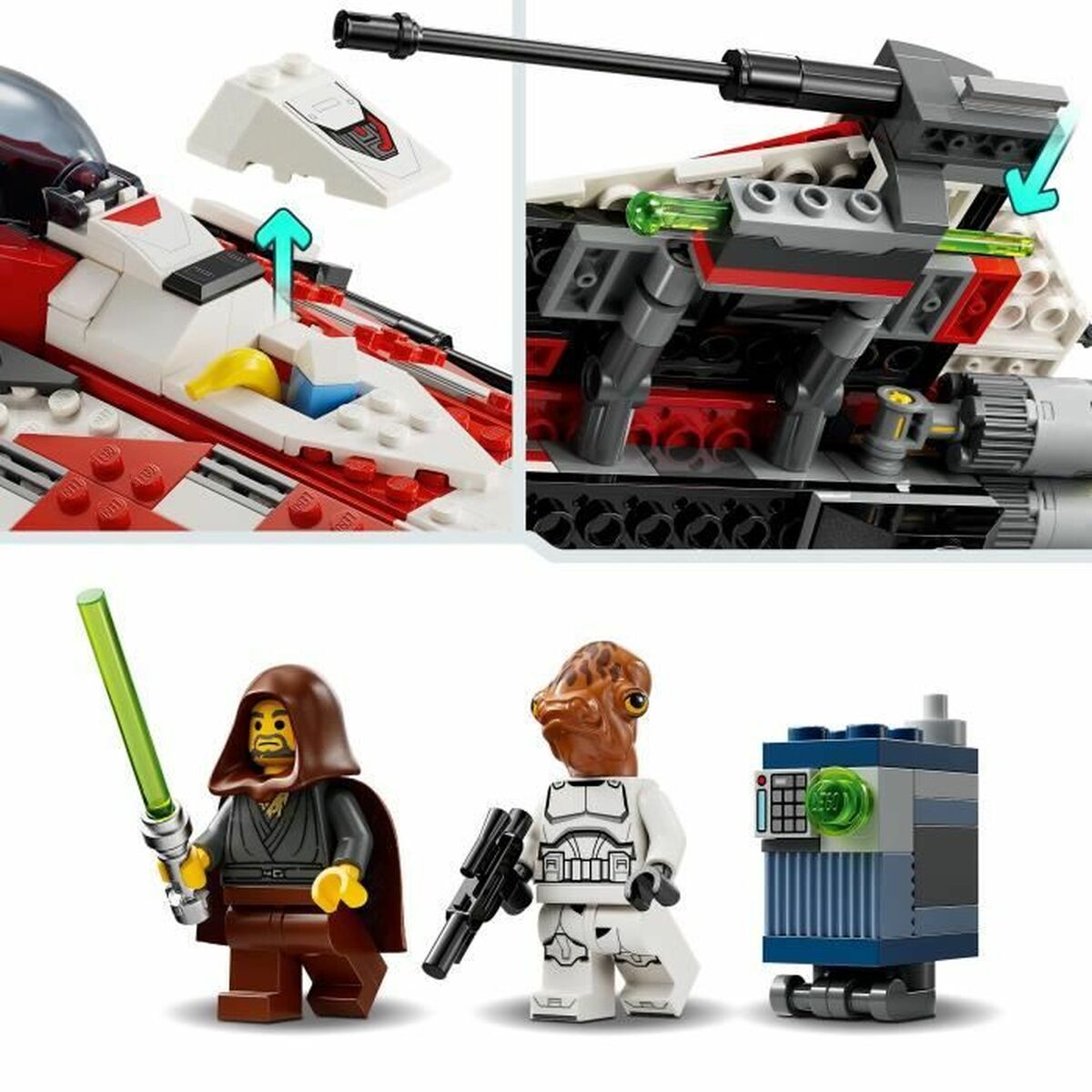 Lego Konstruktsioon Komplekt Lego Jedi Bob's Starfighter Mitmevärviline