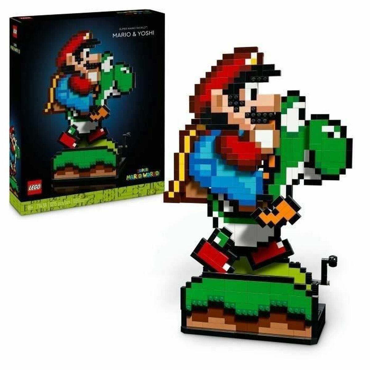 Lego Konstruktsioon Komplekt Lego Super Mario World™ Mario And Yoshi