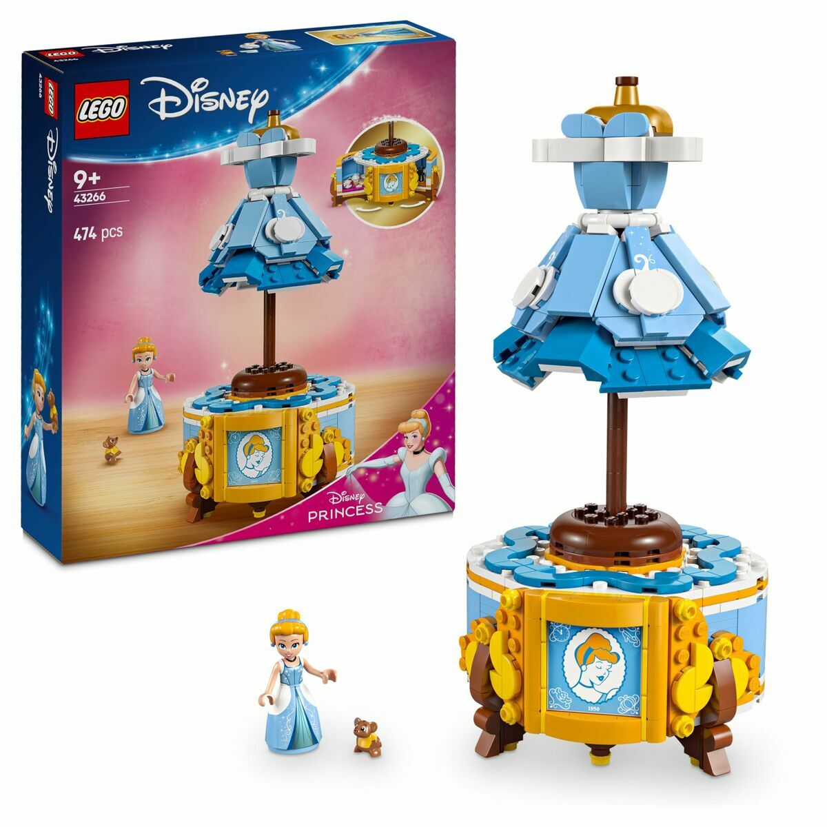 Lego Konstruktsioon Komplekt Lego Disney Princess 43266 474 Tükid, Osad