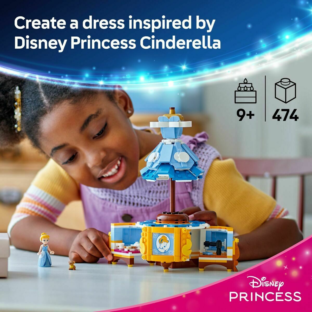 Lego Konstruktsioon Komplekt Lego Disney Princess 43266 474 Tükid, Osad