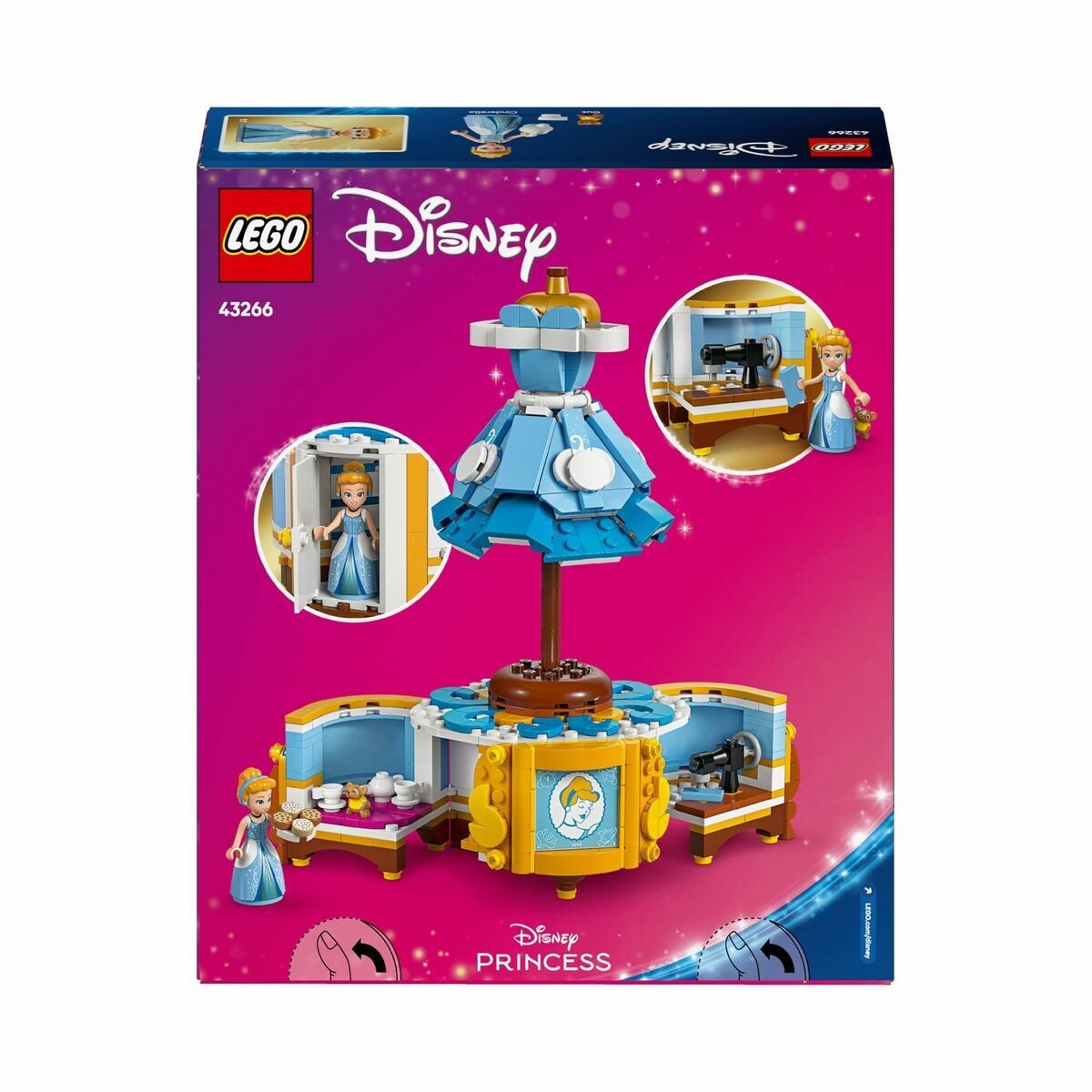 Lego Konstruktsioon Komplekt Lego Disney Princess 43266 474 Tükid, Osad