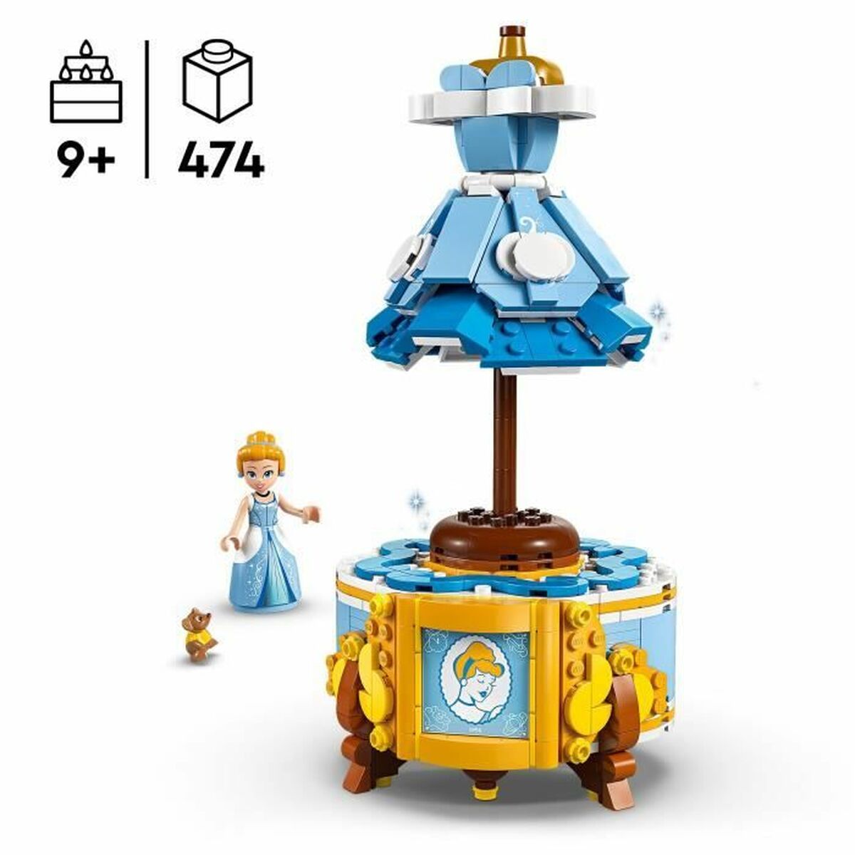 Lego Konstruktsioon Komplekt Lego Disney Princess 43266 474 Tükid, Osad