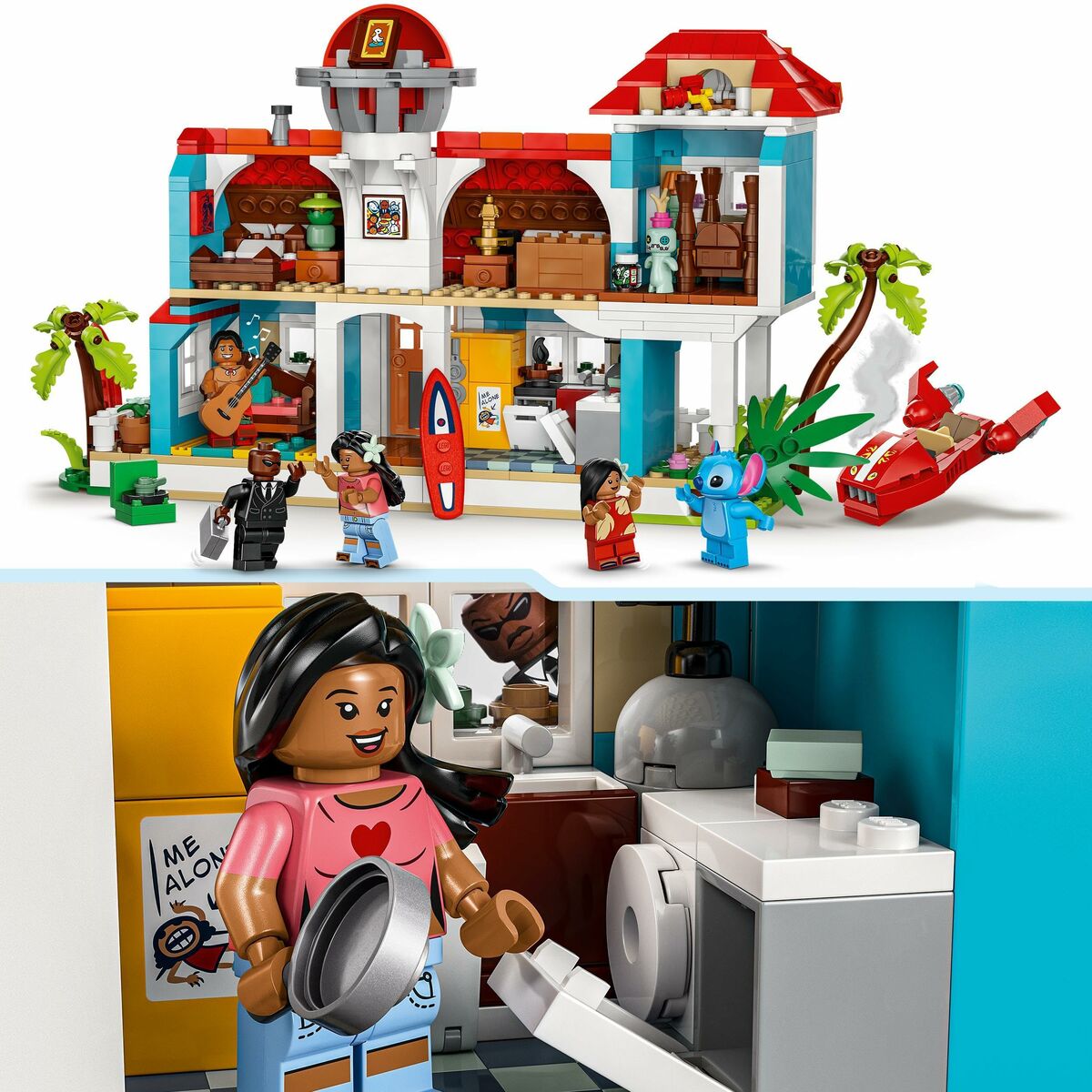 Lego Konstruktsioon Komplekt Lego Disney Lilo & Stitch 43268 834 Tükid, Osad