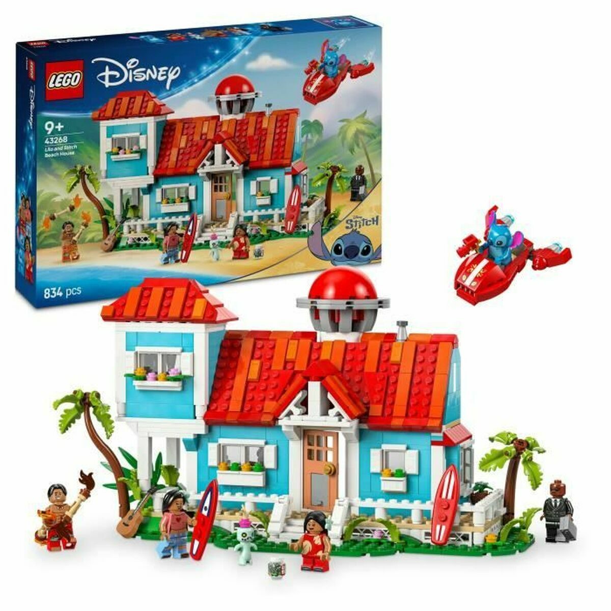 Lego Konstruktsioon Komplekt Lego Disney Lilo & Stitch 43268 834 Tükid, Osad