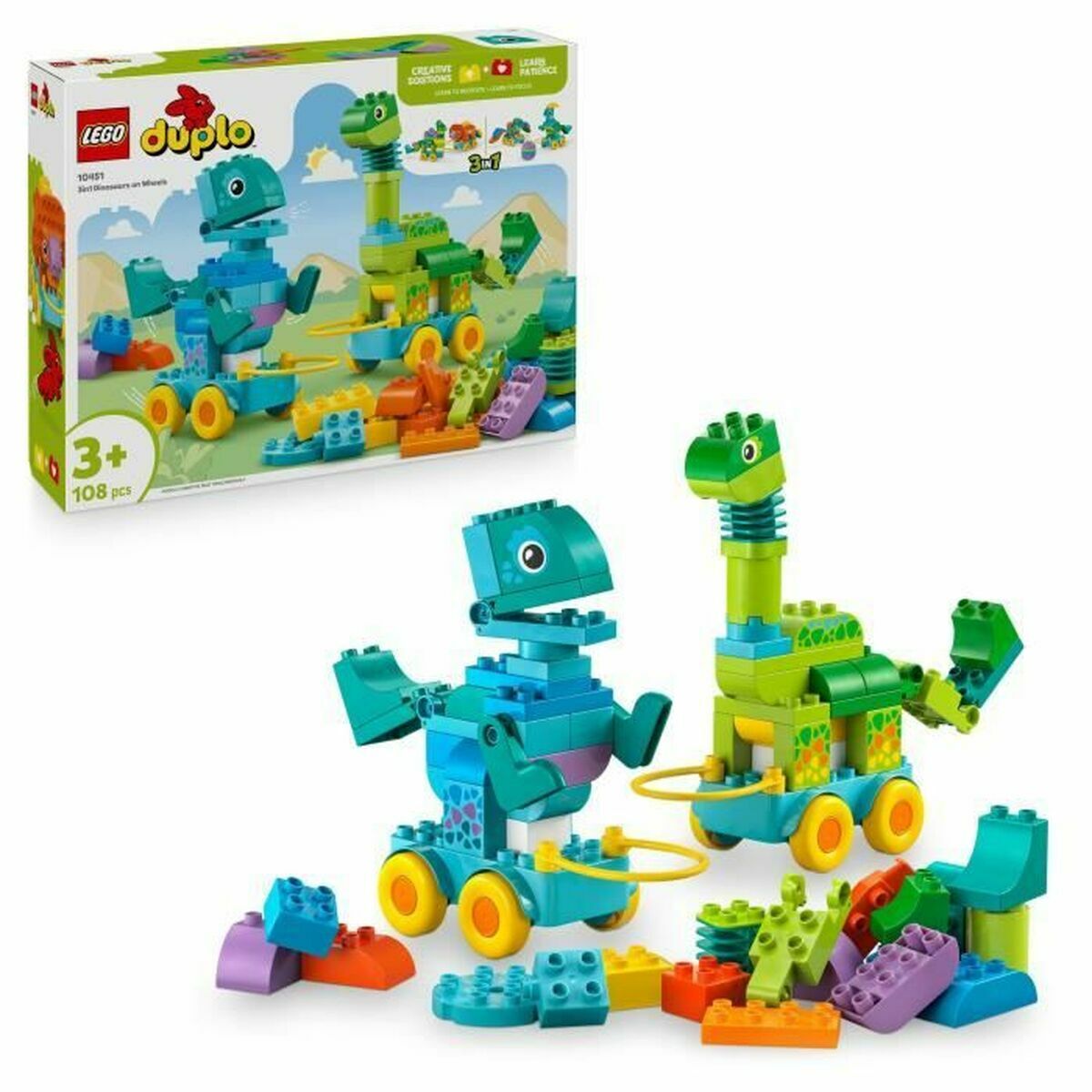 Lego Konstruktsioon Komplekt Lego Duplo 10451 108 Tükid, Osad