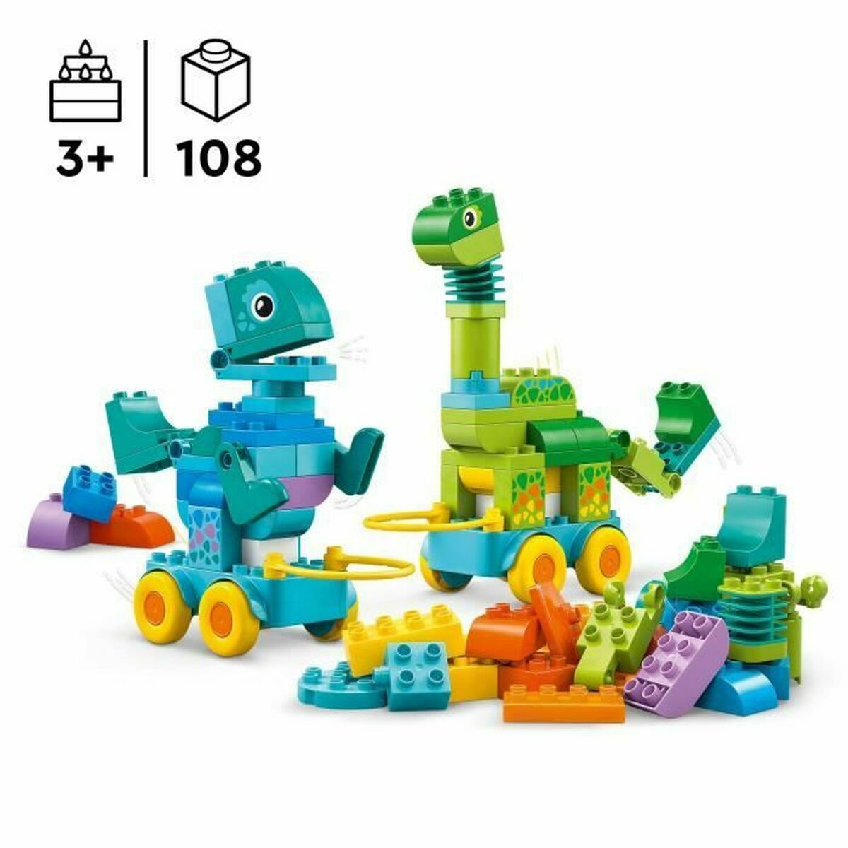 Lego Konstruktsioon Komplekt Lego Duplo 10451 108 Tükid, Osad
